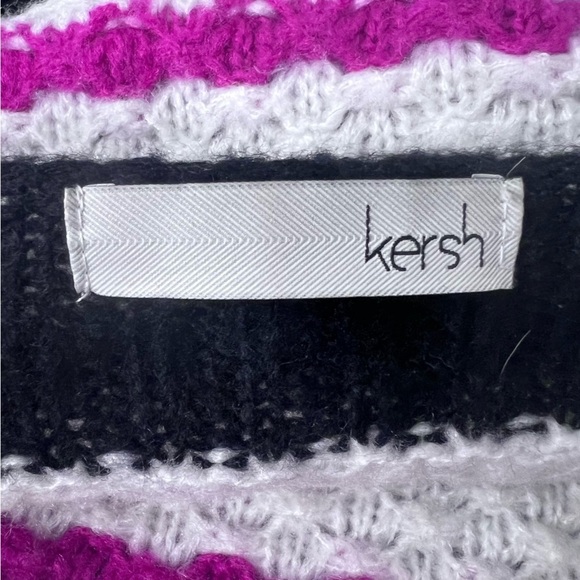 Kersh Striped Knit Cropped Sweater Size XXL - Picture 9 of 9